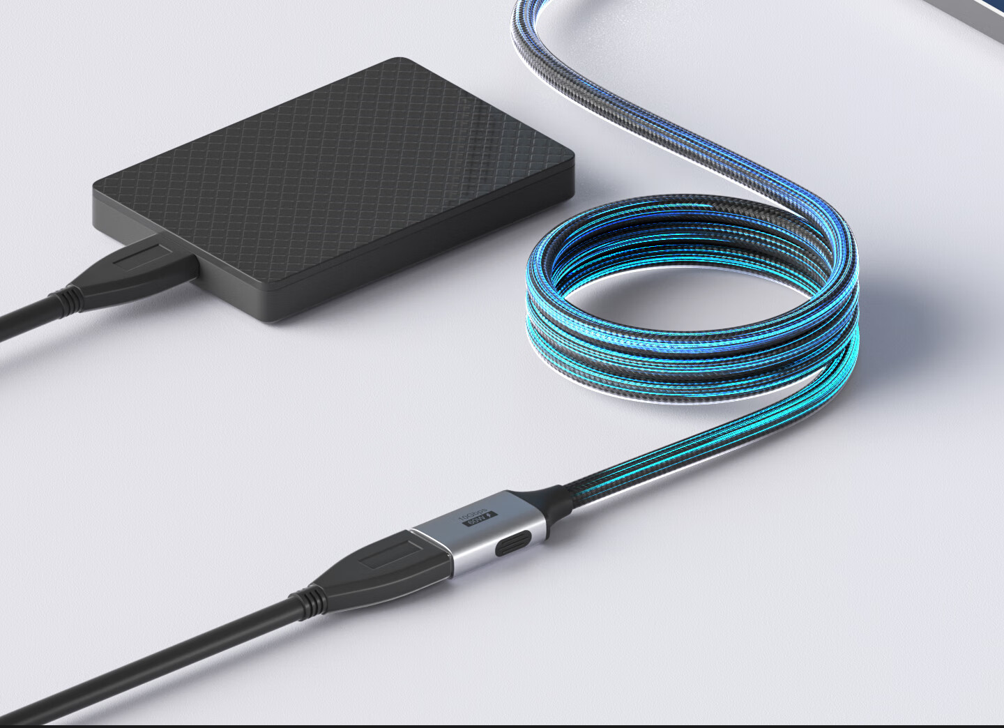 Haibeisi USB 3.2 Extension Cable Male to Female Connector for Mouse Keyboard Computer TV Printer Wireless Network Card Car USB Drive Data Charging Cable 6
