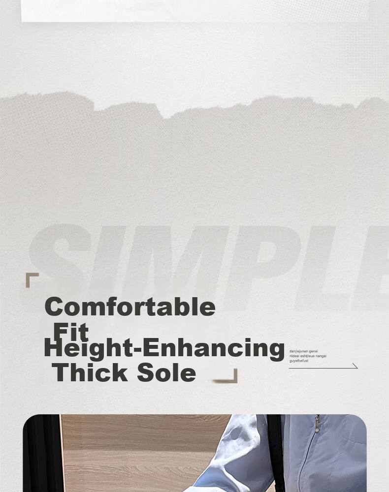 Huili Official Women's Shoes, 2026 Summer New Sports Shoes for Women, Height-Increasing Dad Shoes, Casual Women's Shoes, Beige Deep Blue, Size 39 4