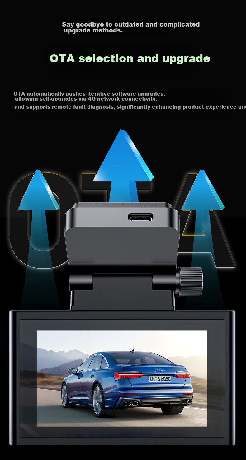 Weilute 4G Dash Cam, 4K High Definition, 24-Hour Parking Monitoring, Remote Control Via Beidou Positioning, GPS, Mobile Phone APP Connectivity 15
