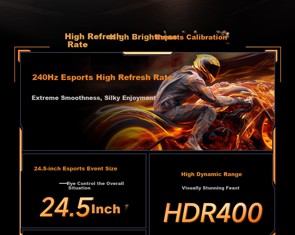 BeeKing Gaming 27-inch 100Hz Monitor 1K HD Large Screen Office Computer Display HDMI Home Entertainment Gaming Screen Design Secondary Screen VGA Extended Screen 75Hz 5