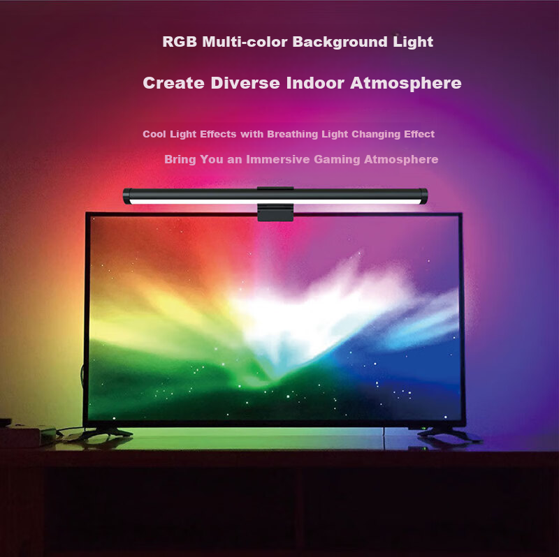Youhuoda Monitor Screen Hanging Lamp, Laptop And Desktop Eye Protection Lamp, Smart Screen Light for Computer 3