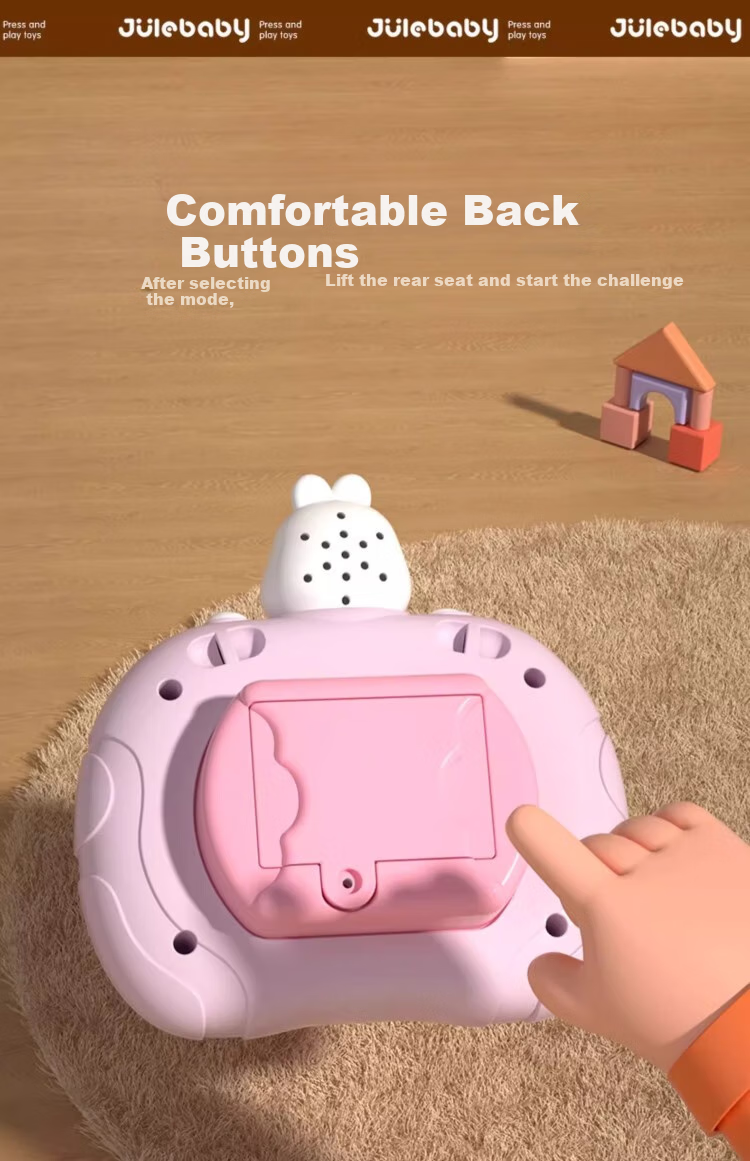 Lankupa Push-Push Toy, Children's Stress Relief Mini Game Console, Level-Clearing Speed Push Whack-A Game, for Boys And Girls Aged 3-6, National Day Gift 5