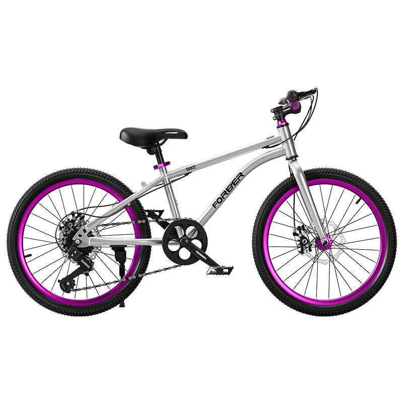 FOREVER Aluminum Alloy Children's Bicycle 6-10-12 Years Boys and Girls Student Bike Ultra-Light Gear Mountain Bike 22 Inch