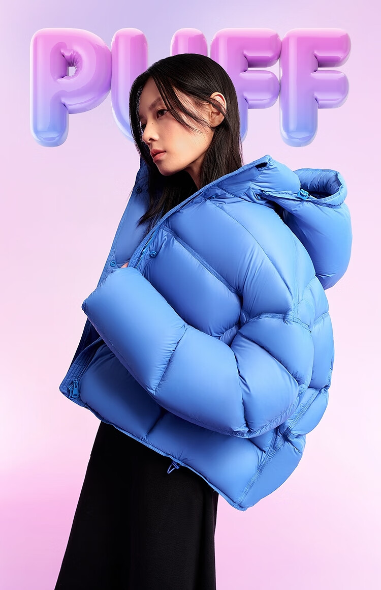 BOSIDENG Women's 25th Anniversary Winter Puffer Thickened Hooded Down Jacket B250243102 Hot Sale Mall Edition 1