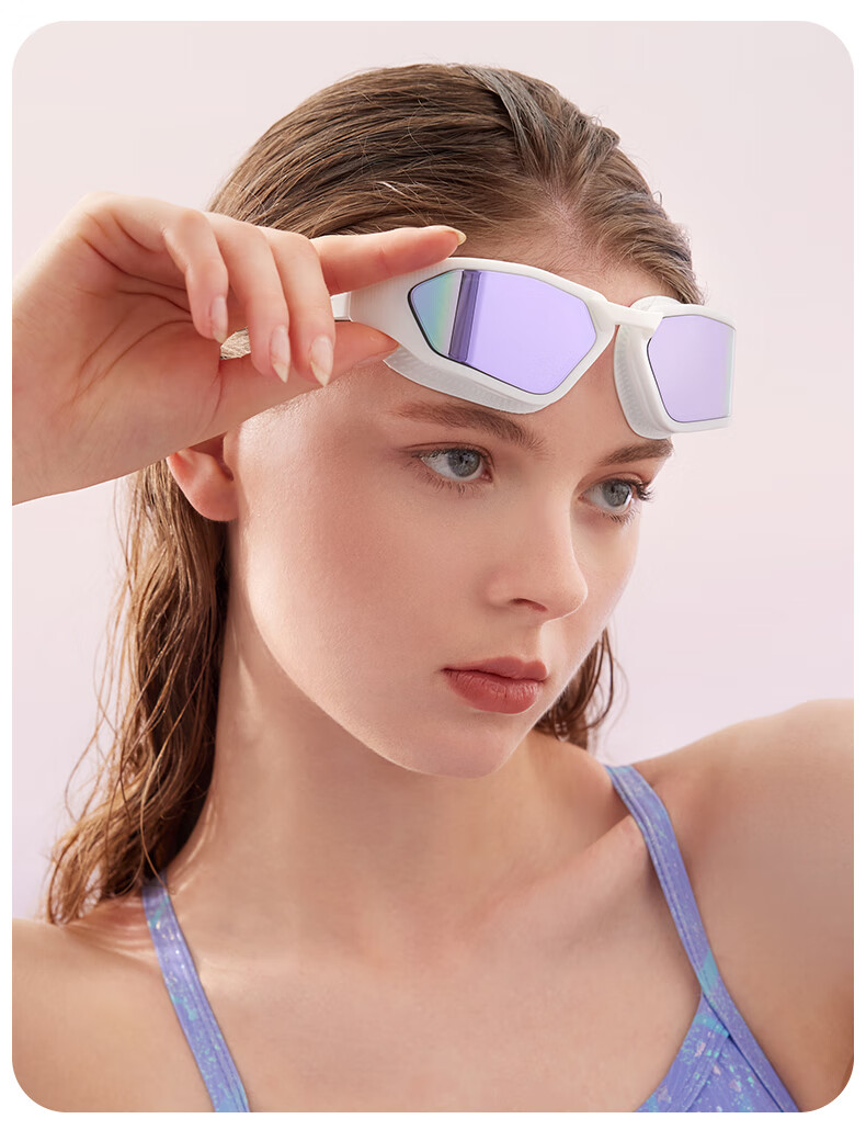 WATERTIME Prescription Anti-Fog Waterproof Swimming Goggles for Adults, High-Definition Coated Lens, Unisex 5