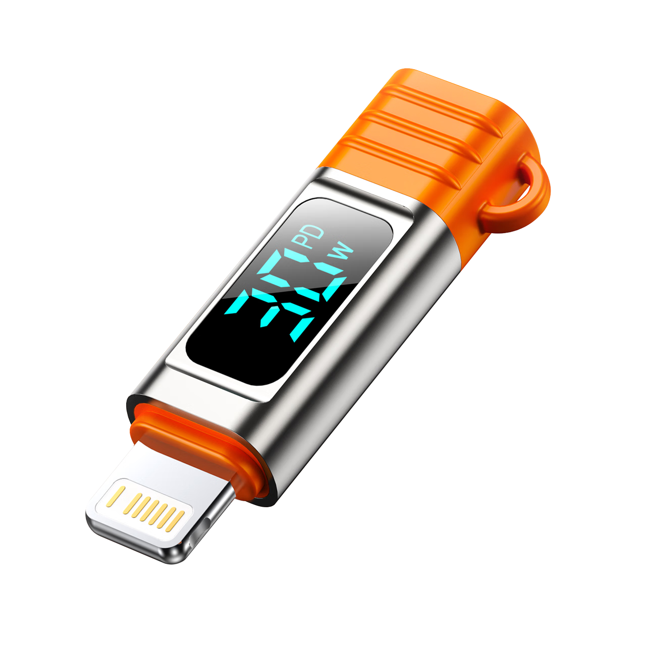 BIAZE Compatible with Apple 14 Adapter, Type-C to Lightning Converter, PD30W Fast Charging Phone Data Cable, Charging Power Digital Display, Current And Voltage Detection Converter