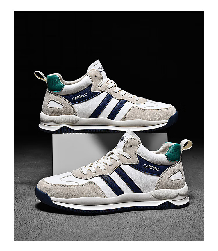 CARTELO Men's Shoes, Casual Sports, Autumn And Winter 2026 New Style, Jogging, Outdoor Hiking, Commuting, Travel, Versatile Sneakers 14
