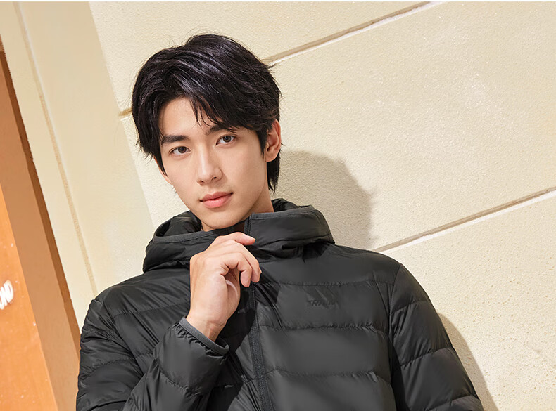 361° Men's Down Jacket Autumn Winter New Lightweight Short Warm Hooded Sports Inner Layer 652544302D-4 14