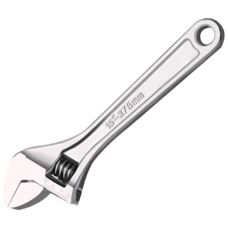GREENER 15-Inch Adjustable Wrench Set Multi-Functional Large Opening Plumbing Wrench Smooth Handle