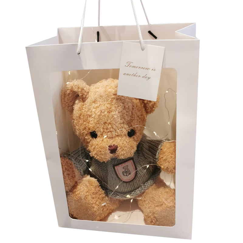 Aishangxiong Bear Plush Toy Doll Stuffed Animal Birthday Gift for Girls, Ladies, Friends, Sleeping Pillow, Doll