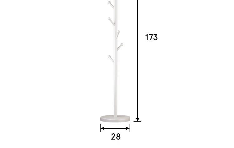 Yicai Nianhua European Style Floor Coat Rack Metal Standing Clothes Hanger Simple Corner Bag Hanger 5065-BK 26