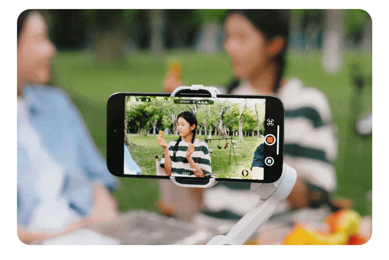 Aochuan V8 Smartphone Gimbal Stabilizer, Three-Axis Anti-Shake AI Tracking, Handheld Video Shooting, Vlog Smart Phone Photography Selfie Stick, Follow-Up Travel, Black 20