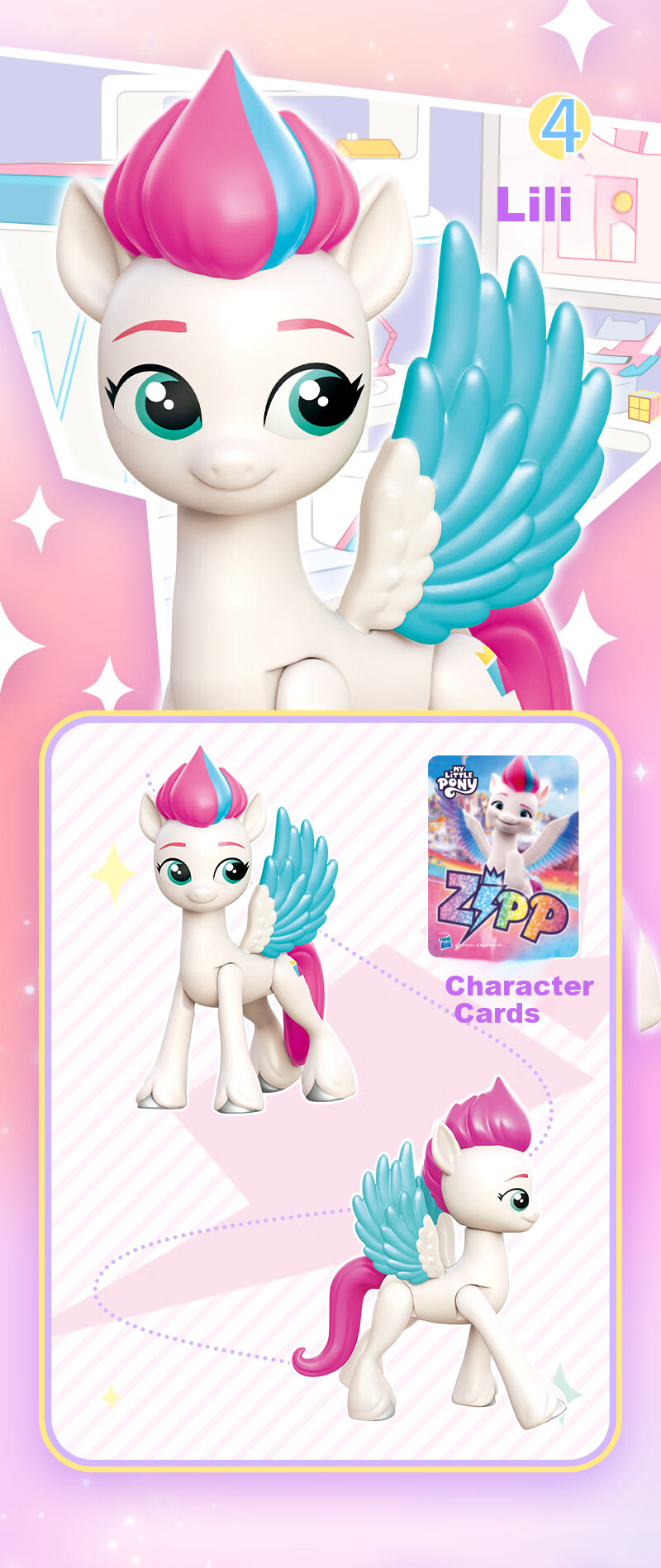 MY LITTLE PONY Toy Accessories, Magic Bus Large Set, Pretend Play Toys, Light-Up Transforming, Birthday Gift for Girls 6