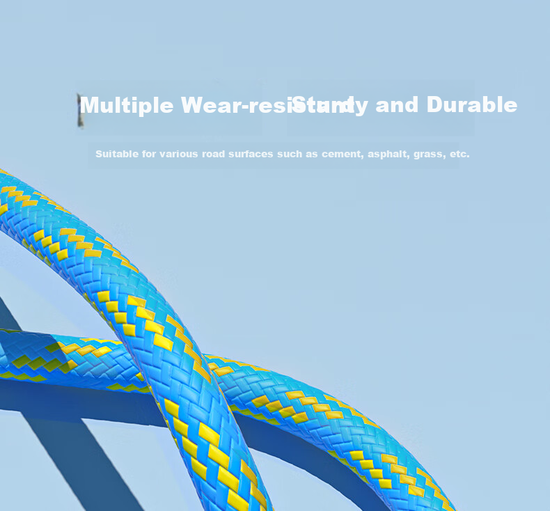 Oufanda Jump Rope for Children, Primary And Secondary School Students, Kindergarten Exam Speed Training Exercise, Sports Sand-Specific Non-Tangling Cotton Rope 11