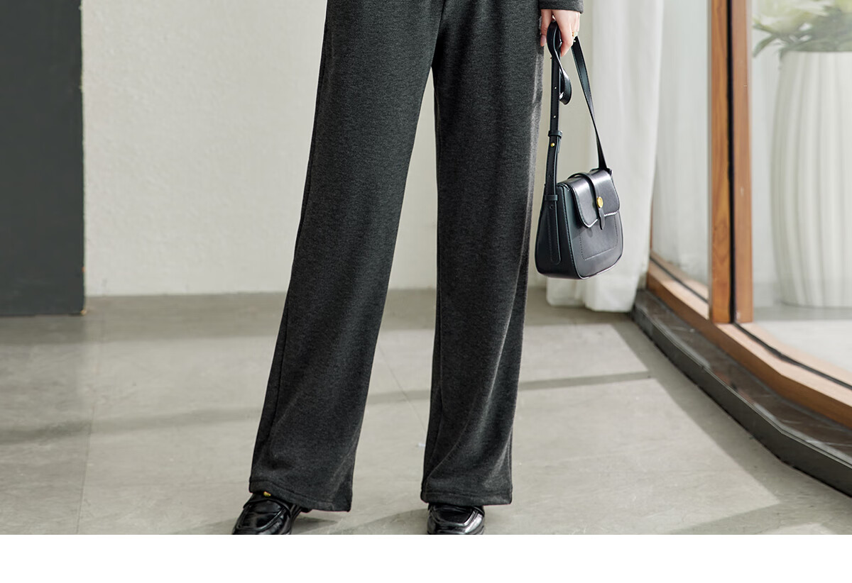 YUZHAOLIN 2025 Spring Casual Set Fake Two-Piece Sports Style Hooded Top with Straight-Leg Pants Set Y51K078 18