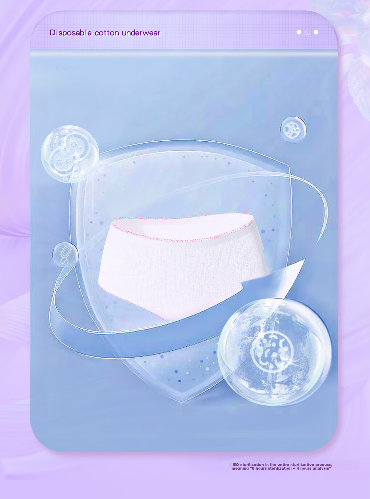 Ankexin Disposable Underwear for Women, Pure Cotton, Maternity Postpartum Travel, No-Wash, Plus Size XXXL, 5 Pieces Per Pack * 2 Packs 7