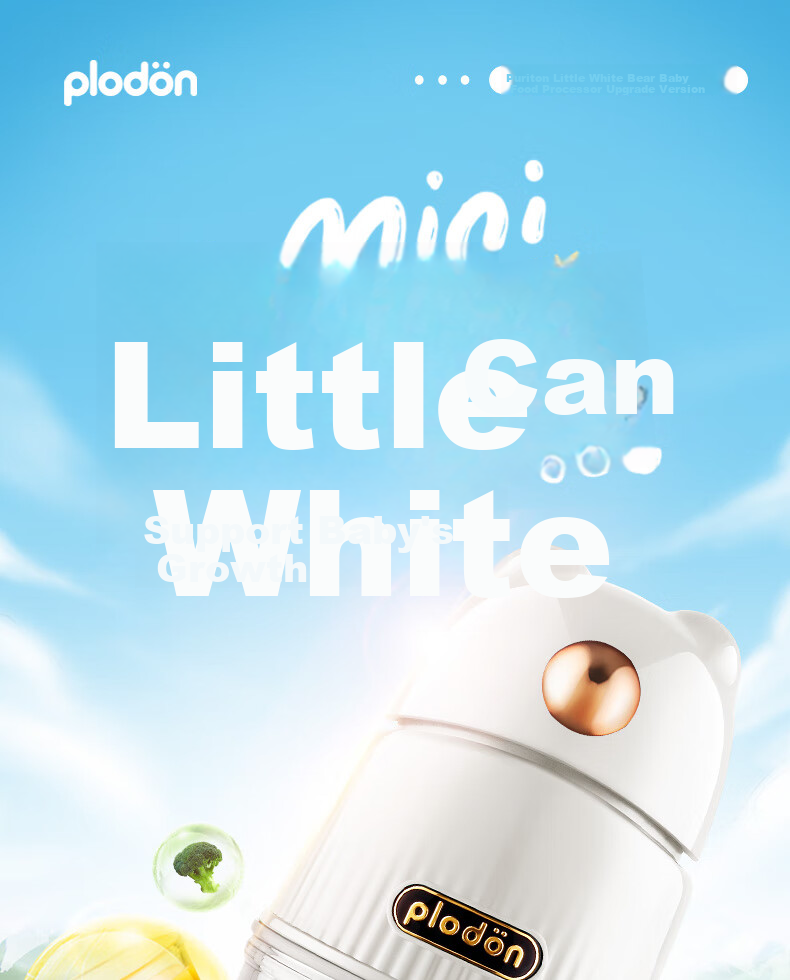 PLODON Baby Food Processor, Infant Food Grinder And Mixer, Multifunctional Baby Food Preparation Machine 2