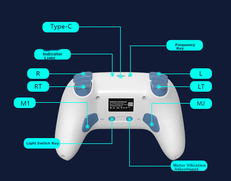 Yuyou Wireless Game Controller Switch2 Controller PC TV Mobile Bluetooth Android Apple Steam Xbox-Like Computer NS Dual Shadow Monster Hunter: World 12