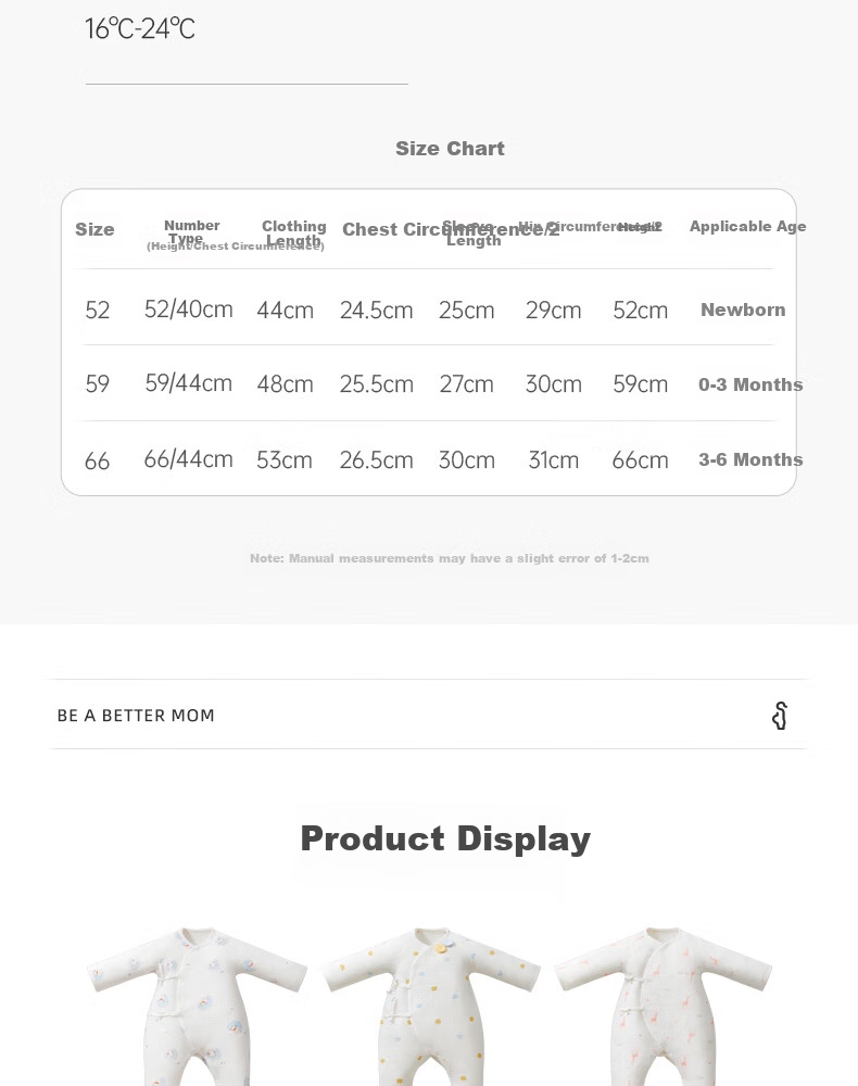 Shiyuejiejing Baby Romper, Autumn And Winter Padded Onesie, Cotton Bodysuit for Boys And Girls, All-Season Long-Sleeve Loungewear, Class A 12