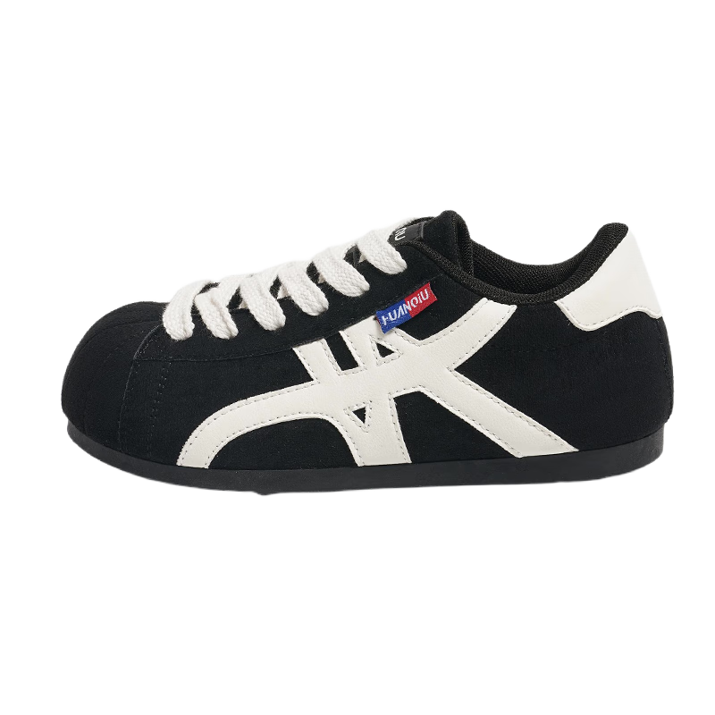 Global Red Vintage German Training Shoes Women's 2026 New Height-Increasing Sports Casual Soft Sole Sneakers