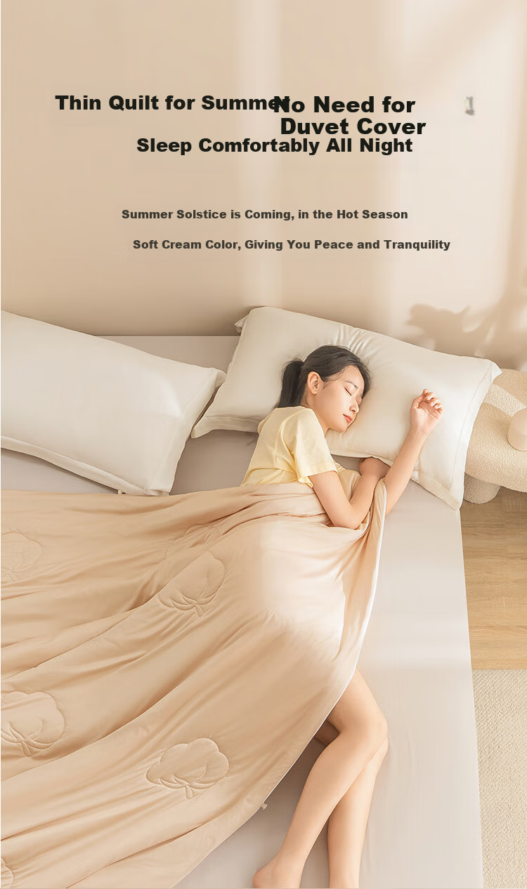JD Original Cotton Comforter Set, Xinjiang First-Grade Cotton, Two-In Quilt for Winter, Approximately 8.8 Jin (4.4 Kg), 2x2.3m 7