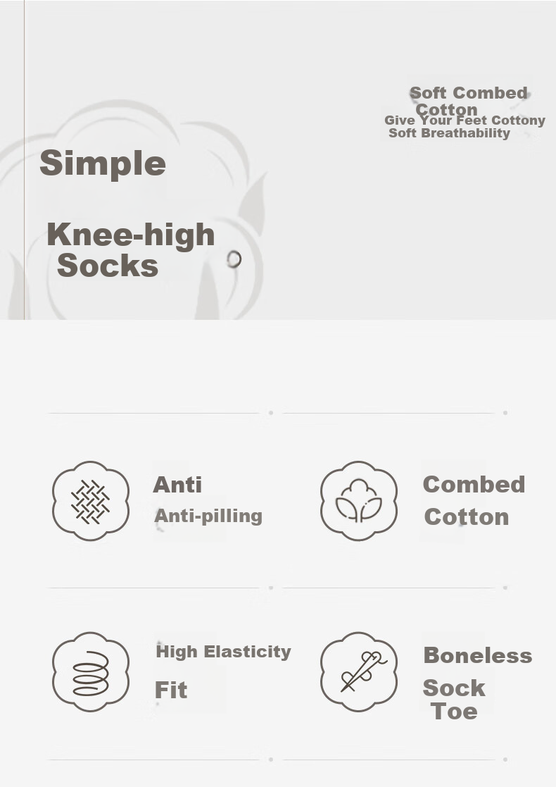 Barbie Girls' Mid-Calf Socks, Children's Long Socks, White Student High Socks, Girls' Spring And Autumn Black Long Socks 2