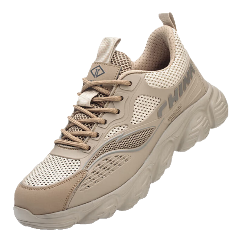 Dinggu Safety Shoes for Men, Anti-Smashing, Anti-Puncture Steel Toe, Lightweight, Comfortable, Breathable, Soft-Soled, All-Season Style 1069zong39