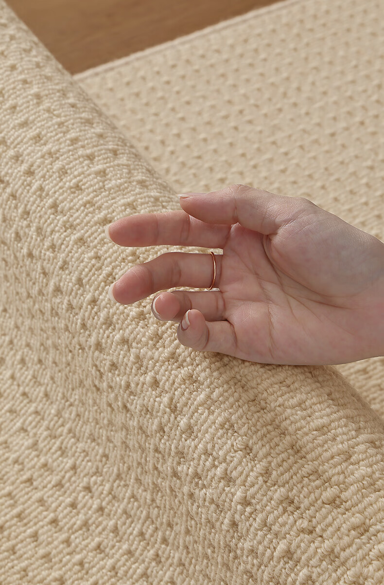 Dajiang Bedroom Bedside Rug, Wool Luxury High-End Feel, End-Of Carpet, Long Strip Front Carpet, 60x160cm 9