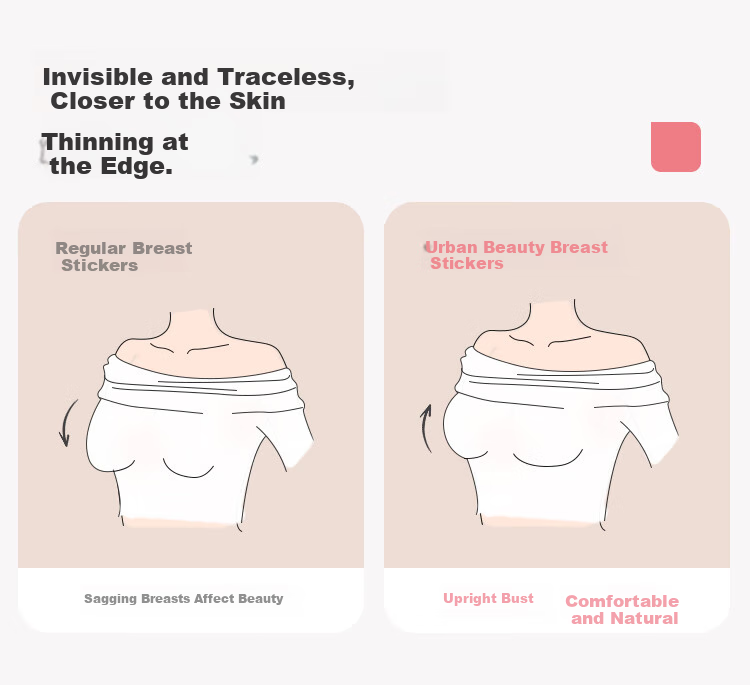 Dushiliren 3 Pairs of Breast Pads for Women, Silicone Lift Bra, Wedding Dress Push-Up Invisible Seamless Underwear, Anti-Slip And Anti-Nipple Show Pads 5