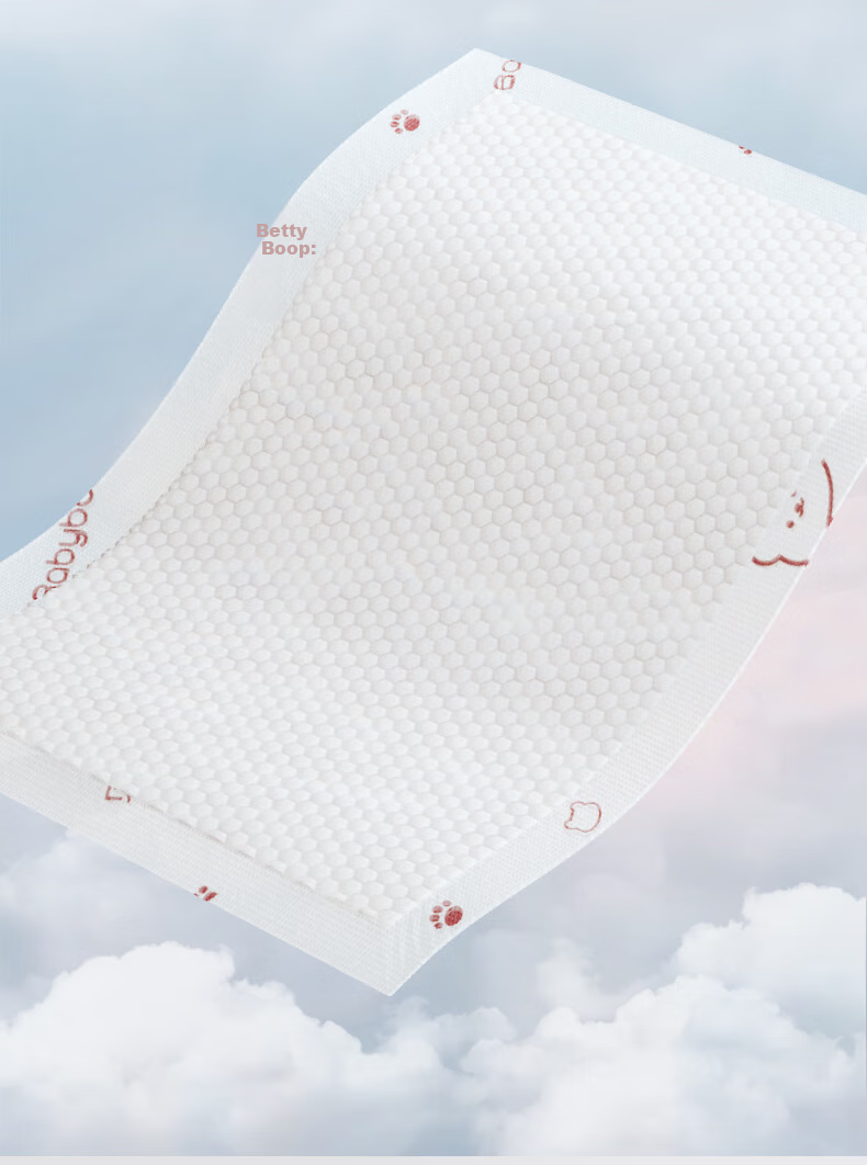 Beiboshi Babybox Disposable Diaper Changing Pad, 35*45cm, Baby Care Mat, Waterproof, Breathable, Absorbent, 100 Pieces, Size M 4