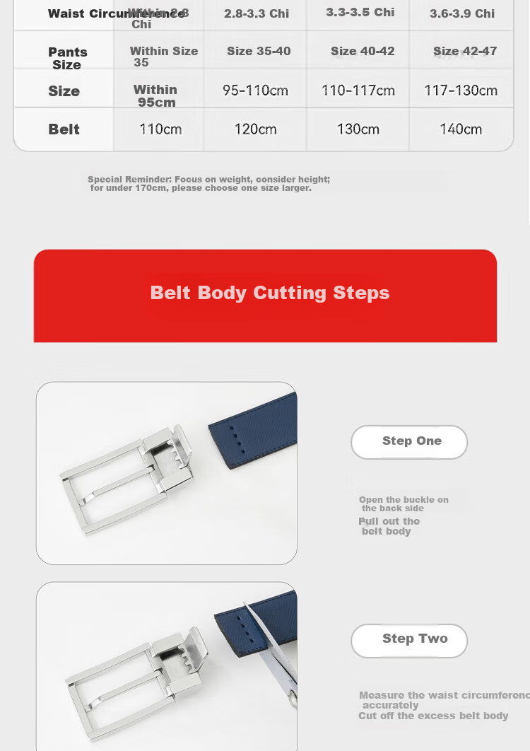 JD Original Men's Belt, Top-Grain Leather, Business Stainless Steel Pin Buckle, Genuine Leather Waistband, Gift for Boyfriend Or Husband, 110cm 9