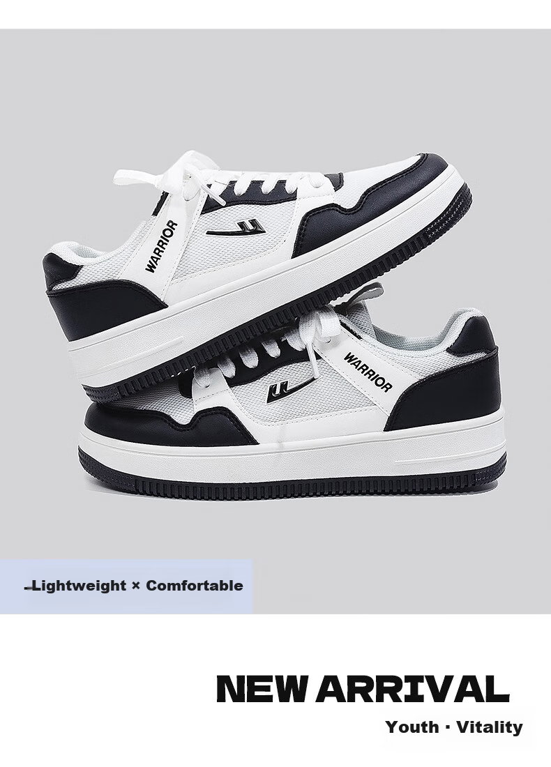 Huili Official Women's Sneakers, Women's 2026 Summer Solid Color Shoes, Lightweight Soft-Soled Breathable Mesh Shoes, White And Black, Size 36 10