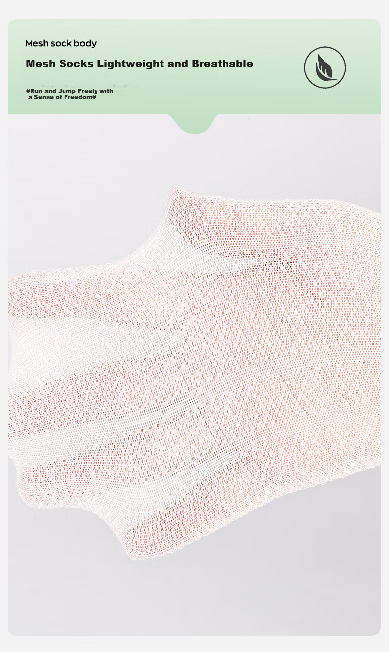 Barbie Children's Mid-Calf Socks, Girls' Thin Mesh Socks for Spring And Autumn, Baby Over-Knee High Socks, Half-Leg Socks 4