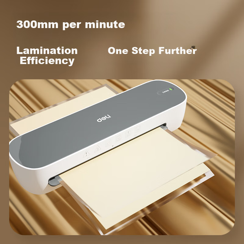 Deli A4 Photo Laminator for Home And Office Use, Compatible with A4 And Smaller Laminating Pouches, Commercial Photo Laminating Machine, Film Sealing Machine, GQ409