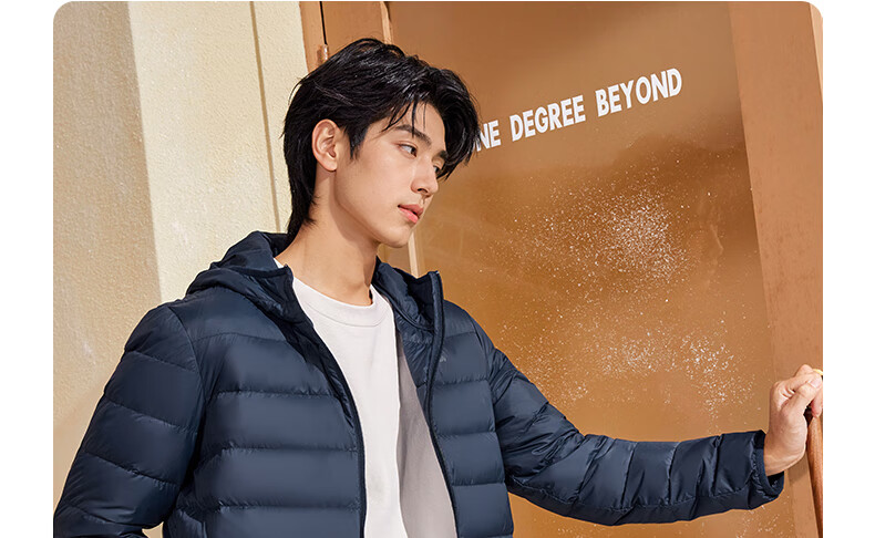 361° Men's Down Jacket Autumn Winter New Lightweight Short Warm Hooded Sports Inner Layer 652544302D-4 13