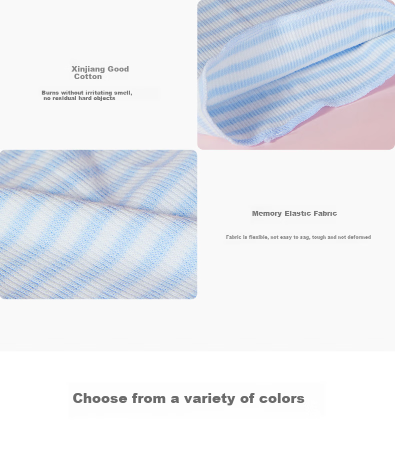 Beiboshi Babybox Newborn Belly Wrap, Infant Abdominal Support Band, Baby Navel Protection, Cord Prevention, Cotton, Blue 9