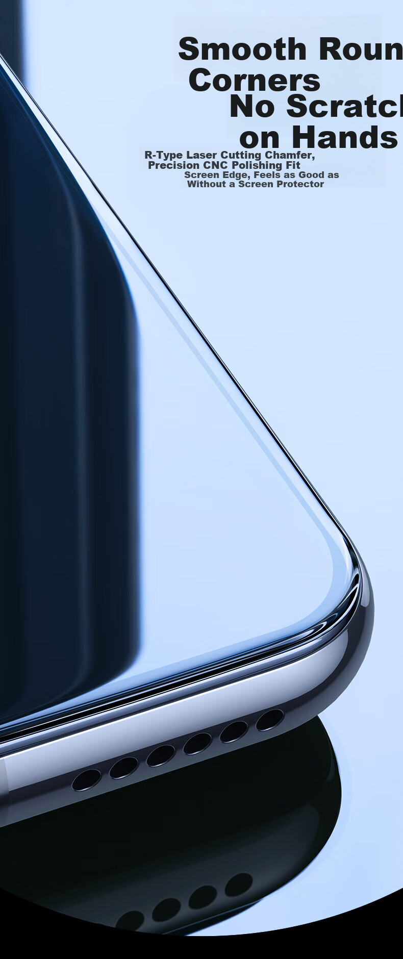 Baozou [2-Pack - Replacement Guaranteed] Tempered Glass Screen Protector for Huawei Nova 12/13, Full Coverage HD Anti-Fingerprint Shatterproof Anti-Drop Edge-To Glass Film for HUAWEI Nova 12/13 Smartphone 3