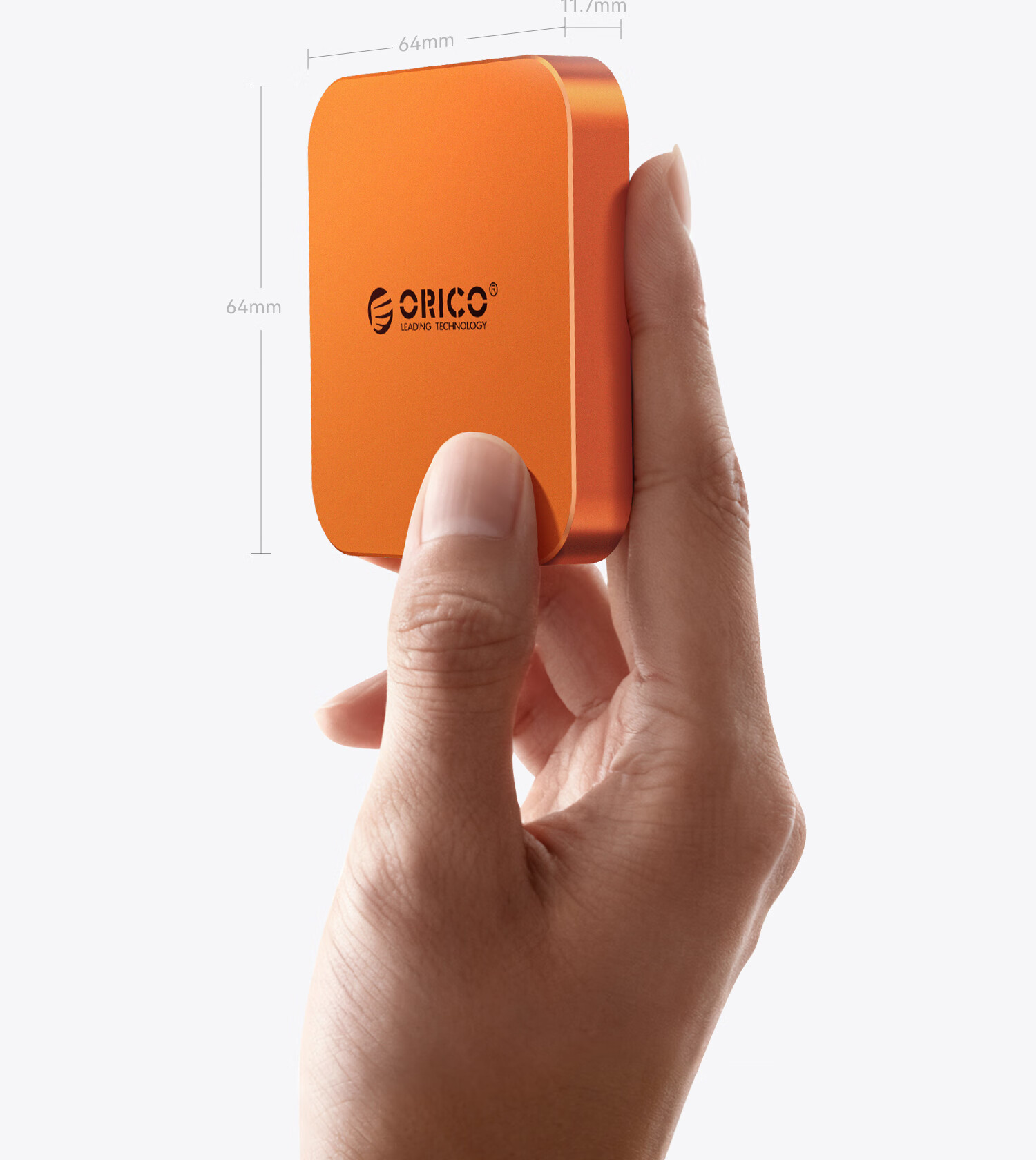 ORICO Magnetic M.2 NVMe 2230 SSD Enclosure Dock Type-C Expansion Dock HDMI Adapter for iPhone 17 Laptop iPad MG7 Orange 8