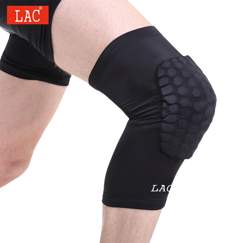 LAC Anti-Collision Cycling Knee Pads Warm Basketball Sports Knee and Calf Guards Breathable Men's Long XL Single Piece