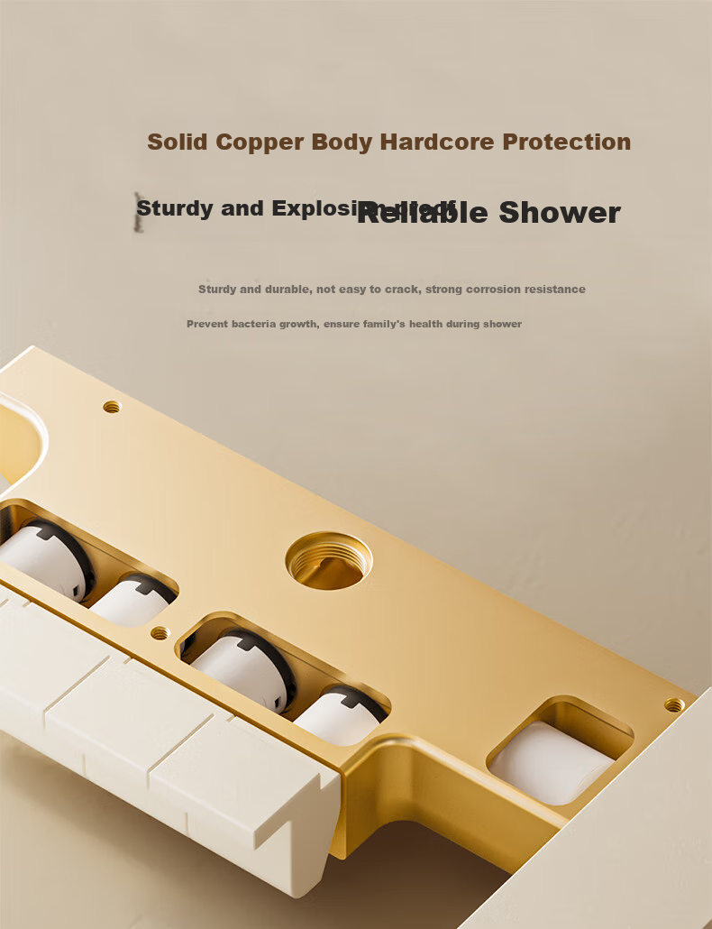 Micoe M3+Pro Thermostatic Shower Set Four Seasons Bathroom High-Pressure Shower Head Milk White 6