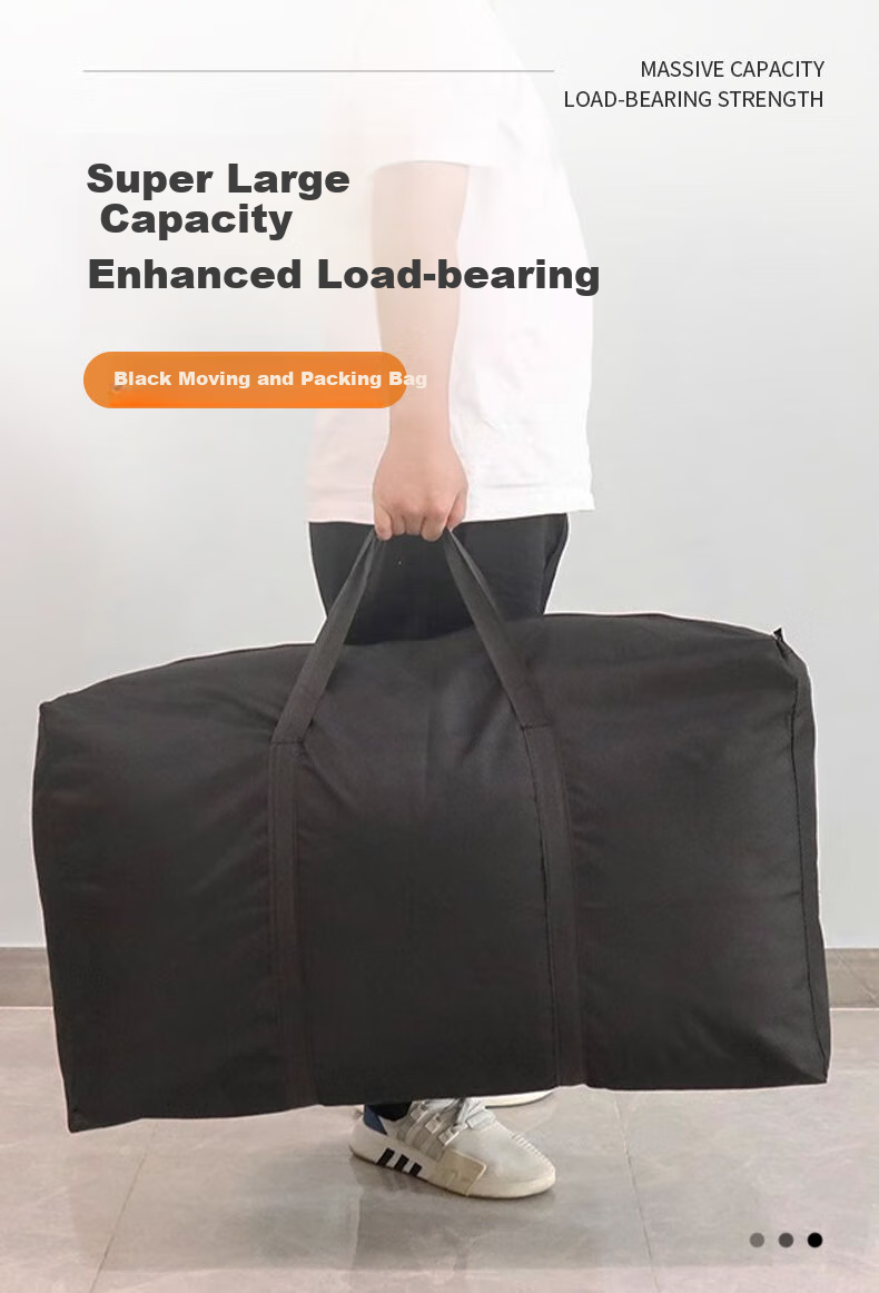 Pangdaidai Large Capacity Moving Luggage Bags Packing Bags for Clothes And Quilts Storage, 3 Pieces, Non-Woven Fabric, 80*57*26cm 1