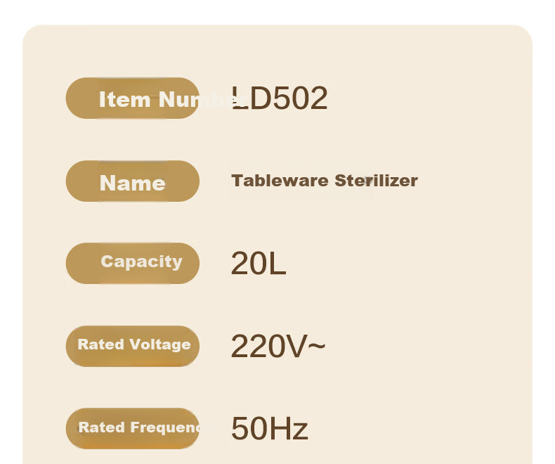 Deli Baby Bottle Sterilizer with Drying UV Sterilization Machine, Mini Small Bowl And Chopstick Disinfection And Drying Machine, LD502 White 24