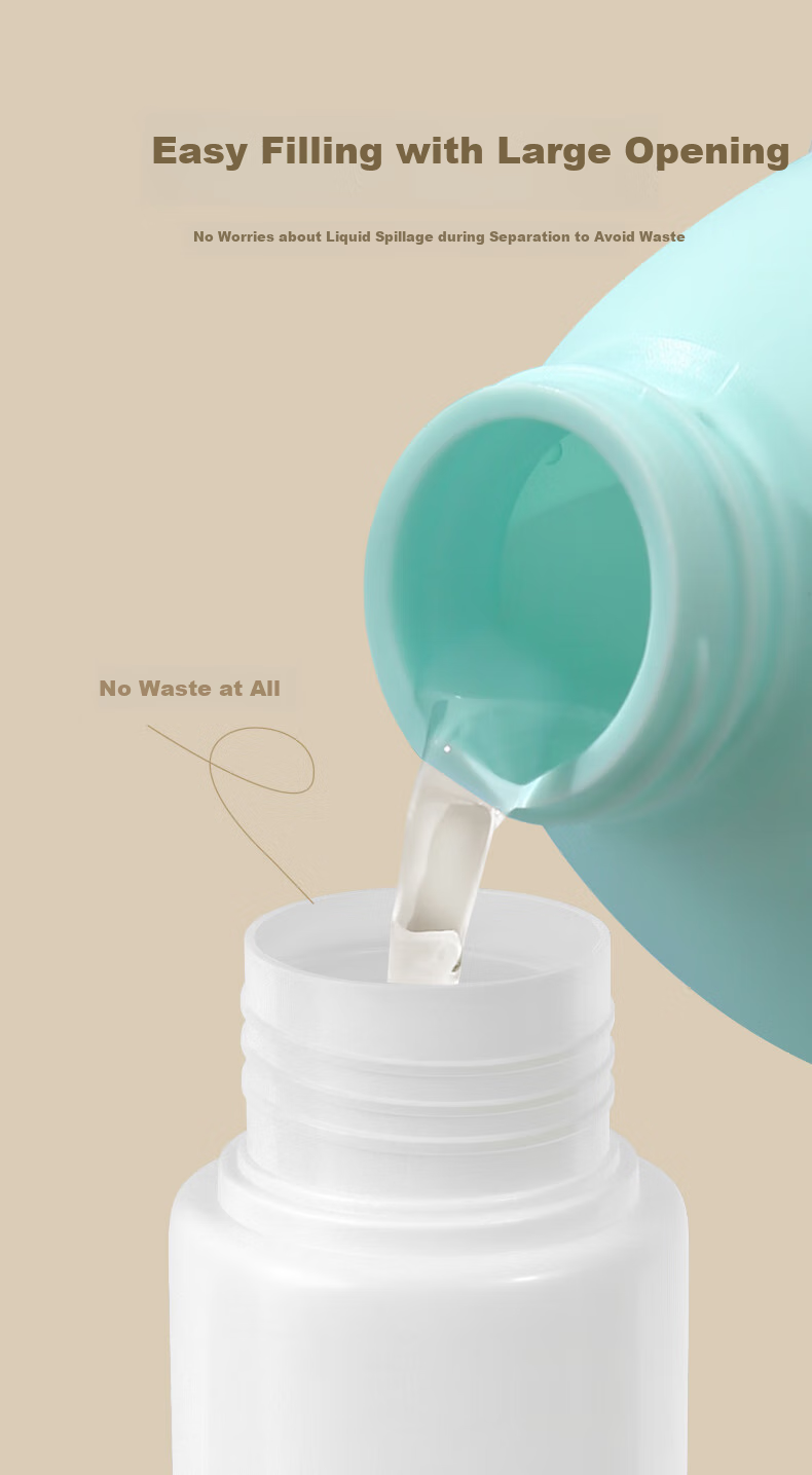 Miaoqian Vacuum Travel Bottles, Airline-Friendly Portable Set, Cosmetics Lotion Powder Foundation Liquid Bottle 6-Piece Set 12