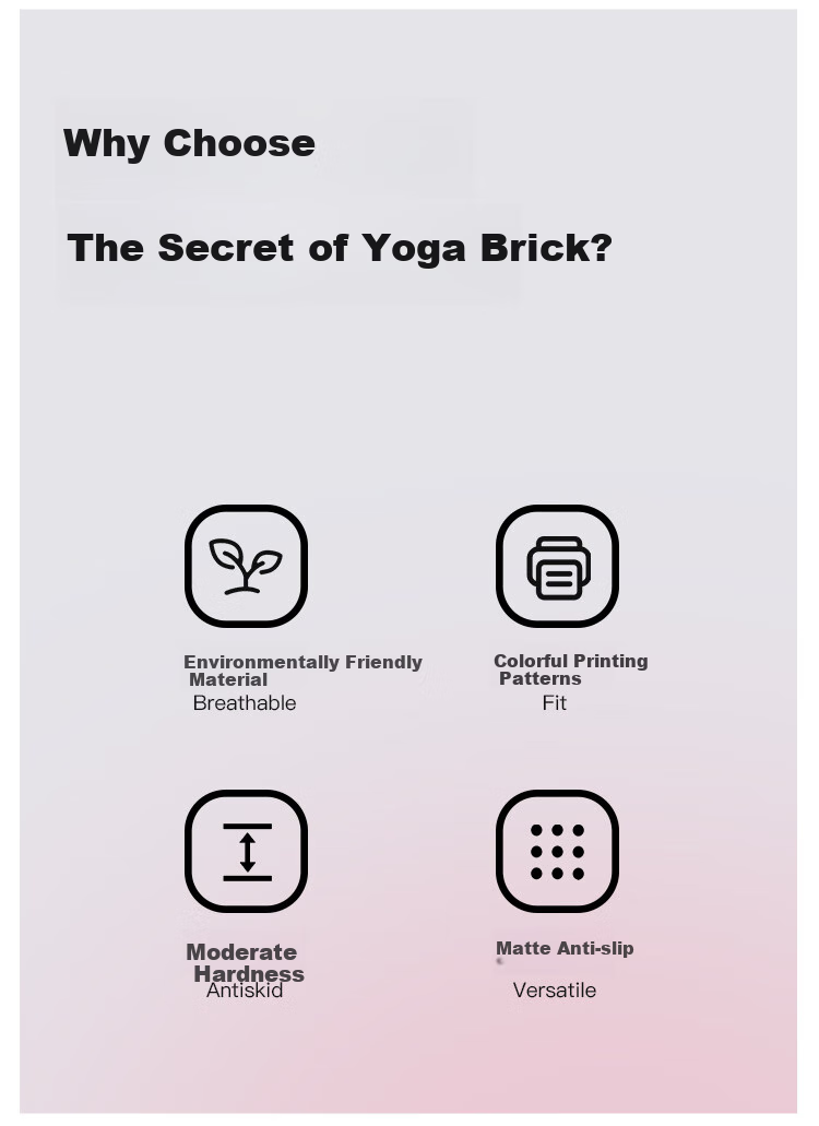 Aoyi Yoga Brick, Children's Dance Brick, Dancing Practice Block, Non-Slip Wear-Resistant High-Density Foam Brick 2