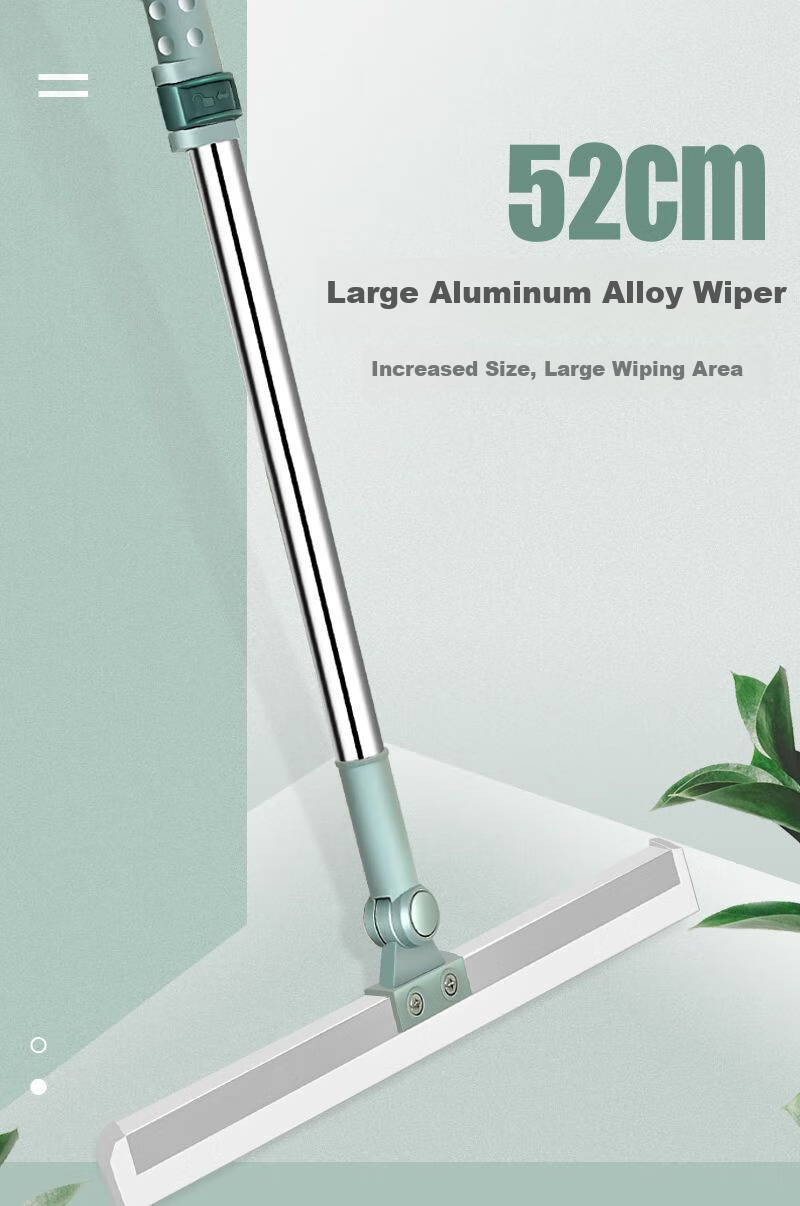 Aizhengli Magic Broom, Bathroom Squeegee, Water Sweeping Floor Scraper, Household Magic Mop, Silicone Broom, 40CM Floor Cleaning Tool 1