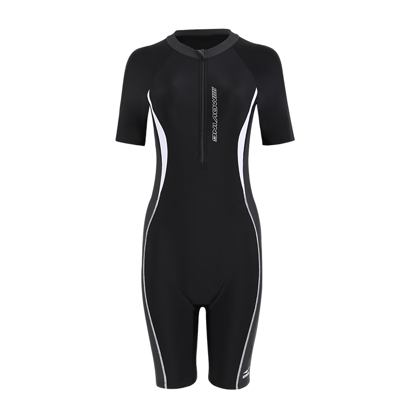 ERKE Women's One-Piece Five-Point Swimwear Slimming Body-Shaping Speedo Spa Competition Adult Swimsuit