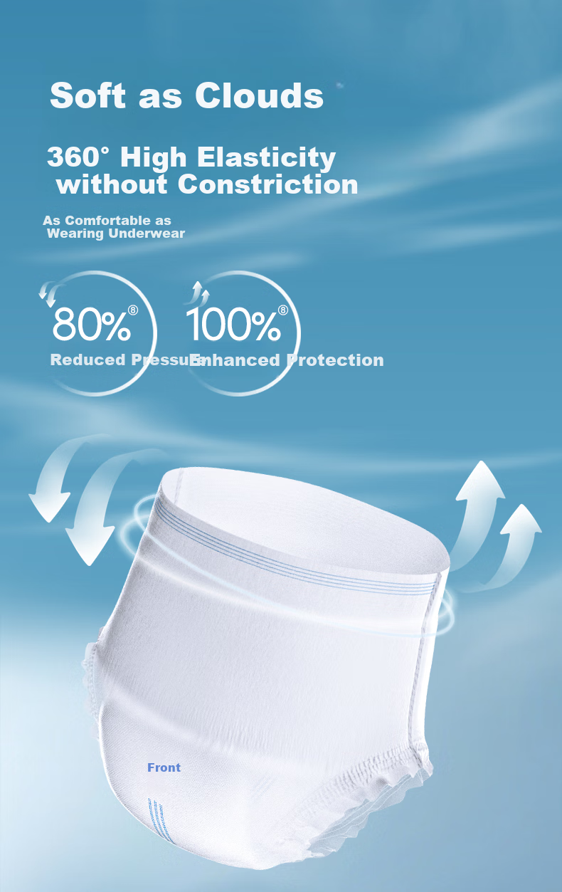 Aishule Odor-Resistant And Antibacterial Adult Pull-Up Diapers XL 54 Pieces Underwear-Style Disposable Diapers for Elderly, Pregnant Women And Men And Wome 7
