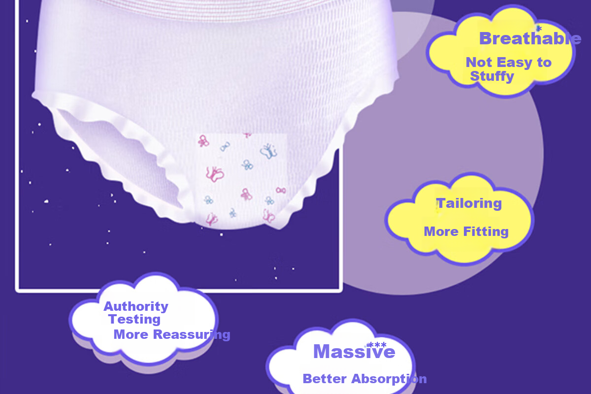 Ankexin Women's Menstrual Pads, XL Size, 20 Pieces, Safety Shorts, Nighttime Pads, Sanitary Napkins, Large Size, Extra Protection Grade 4