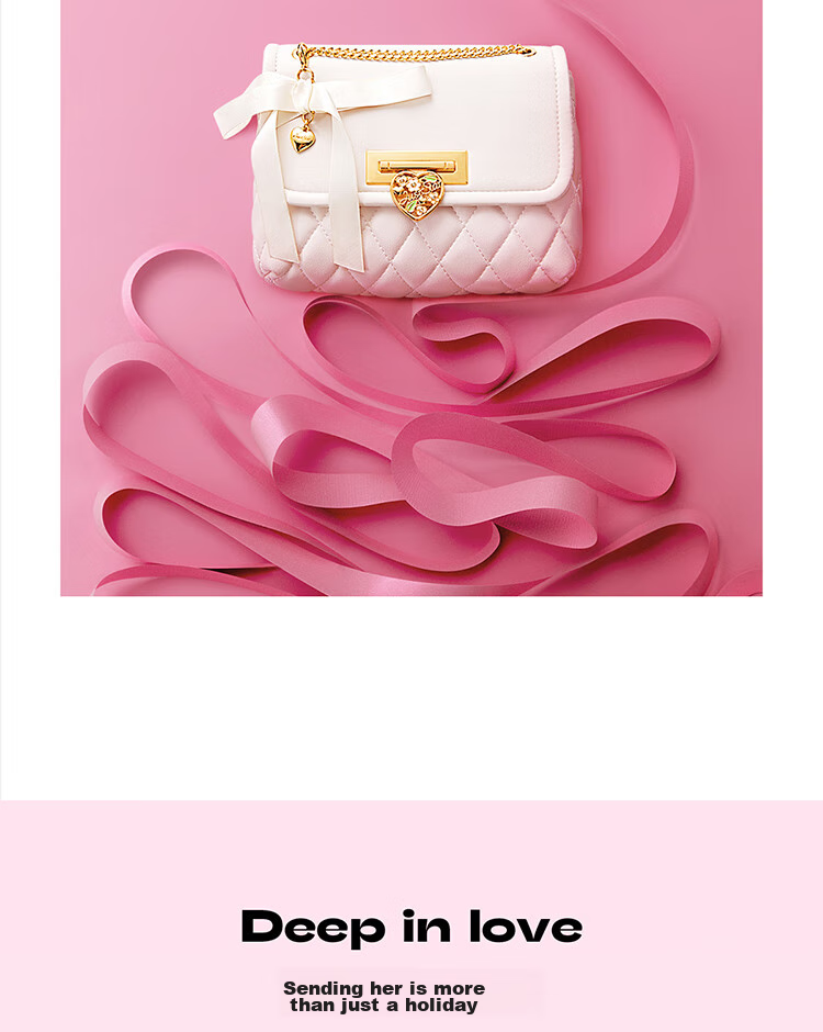 JUST STAR [Xu Lu's Choice] Kelly Handbag, Women's Bag 2026 New Style, Light Luxury Crossbody And Handheld Bag, Birthday Gift for Wome 3
