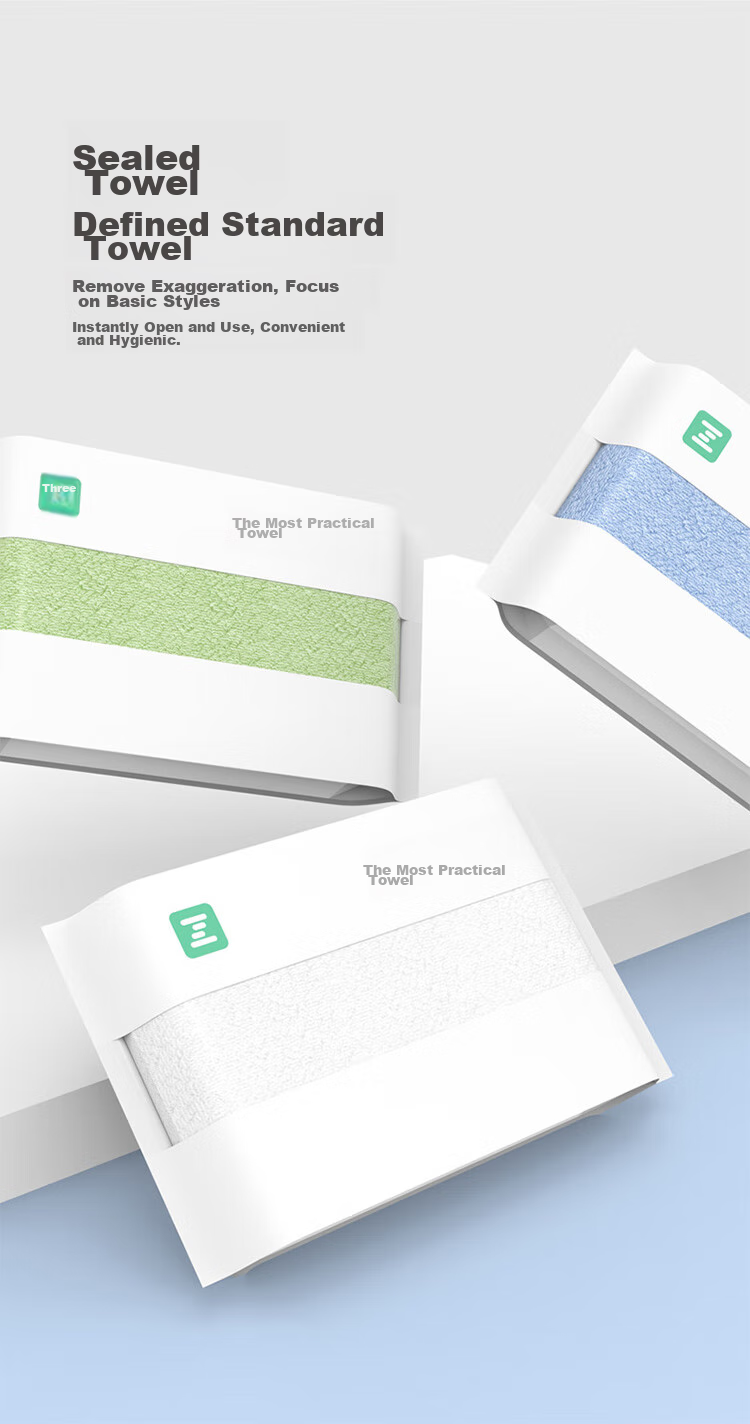 A-Life Cotton Towels, Soft And Gentle, 3-Pack, Xinjiang Long-Staple Cotton Grade A, Absorbent Face Towels for Home Use, Unisex, White/blue/orange 7